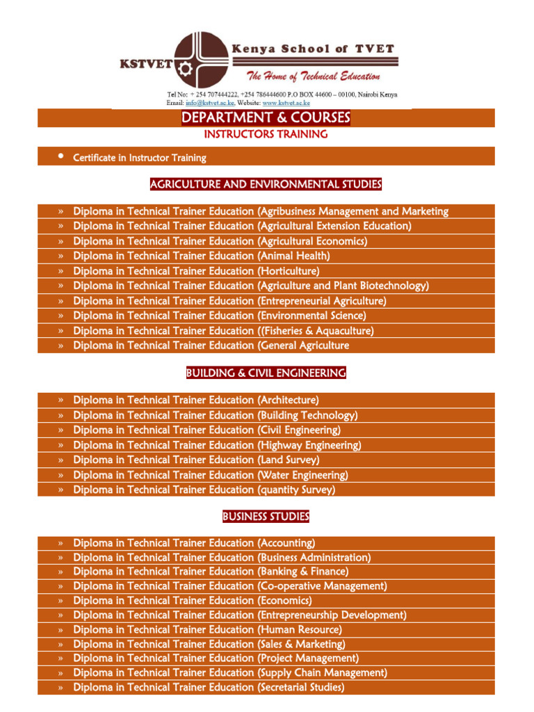 Technical Trainer Education Programs | PDF | Engineering | Agriculture