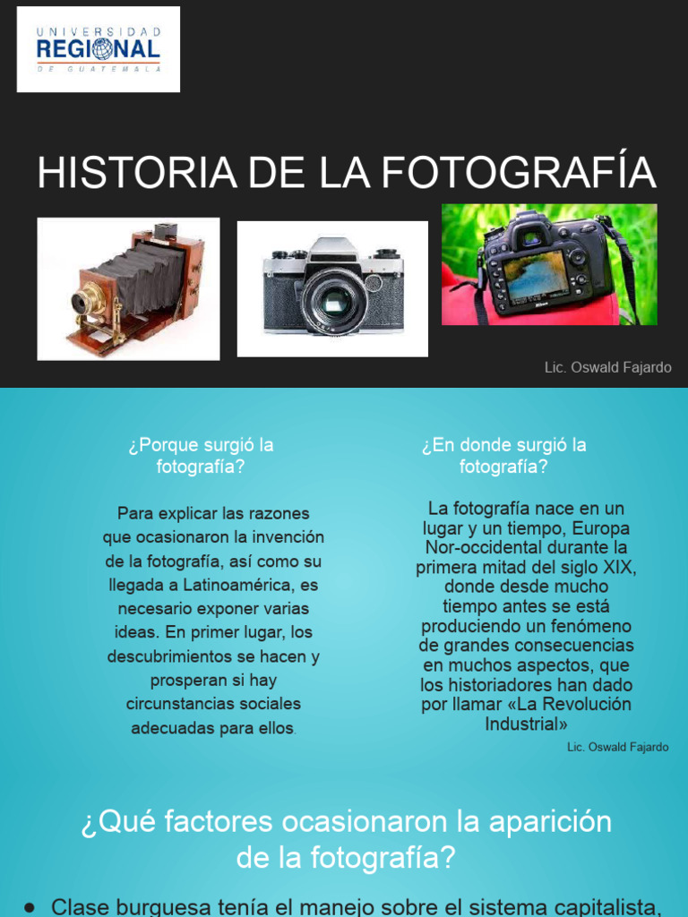 Historia De La Fotografía Pdf Imagen Tecnicas Artisticas