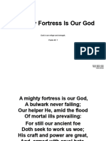 A Mighty Fortress is Our God