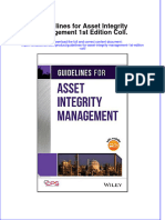 (Download PDF) Guidelines For Asset Integrity Management 1St Edition Coll Online Ebook All Chapter PDF