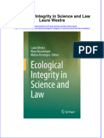 (Download PDF) Ecological Integrity in Science and Law Laura Westra Online Ebook All Chapter PDF