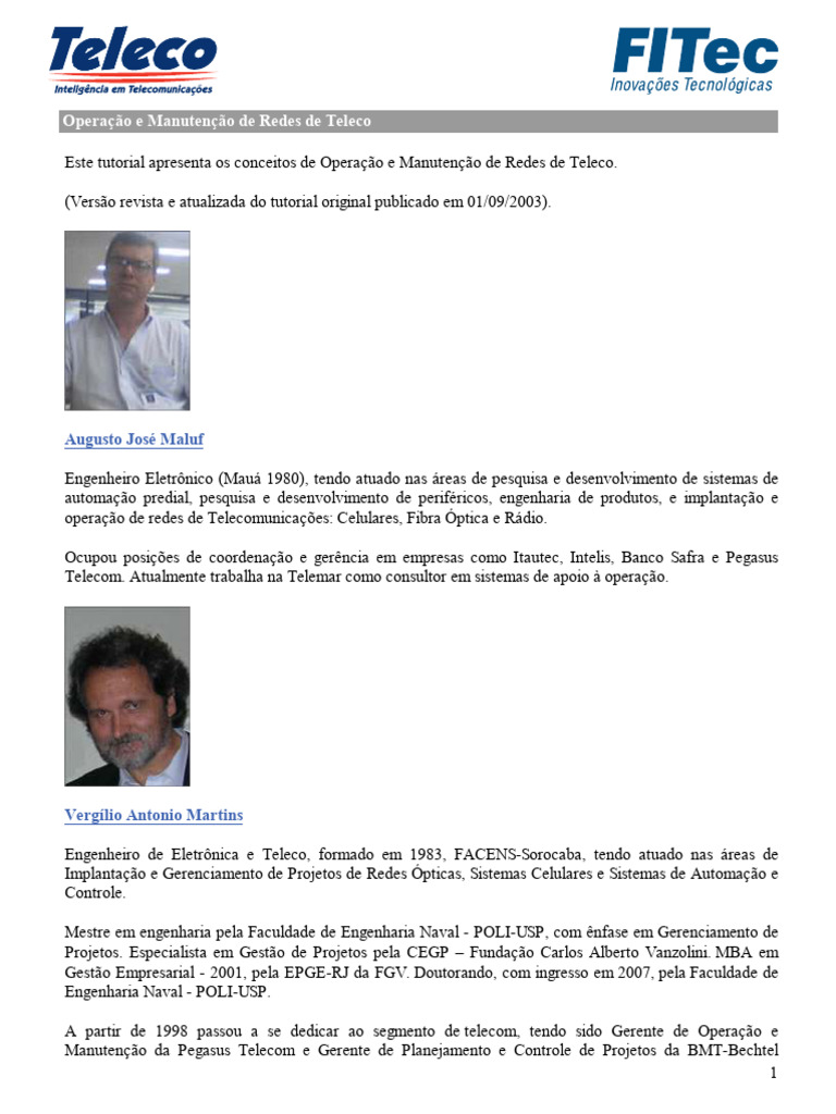 O&M OSS BSS Tutorial | PDF | Rede de computadores | Terceirização