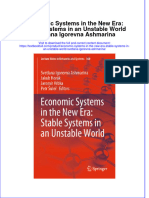 (Download PDF) Economic Systems in The New Era Stable Systems in An Unstable World Svetlana Igorevna Ashmarina Online Ebook All Chapter PDF