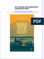(Download PDF) Transparency Society and Subjectivity Emmanuel Alloa Online Ebook All Chapter PDF