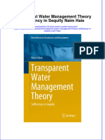 (Download PDF) Transparent Water Management Theory Sefficiency in Sequity Naim Haie Online Ebook All Chapter PDF