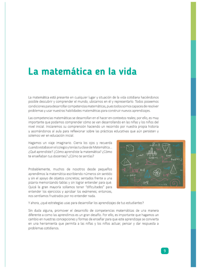 La Matematica en Educación Inicial 9-12 | PDF | Educación de la primera ...