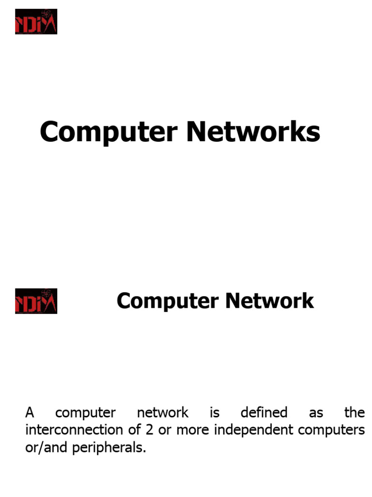 Computer Networks | PDF | Network Topology | Computer Network