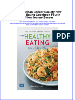 [Download pdf] The American Cancer Society New Healthy Eating Cookbook Fourth Edition Jeanne Besser online ebook all chapter pdf 