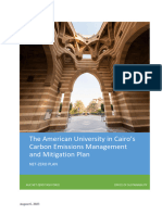 AUC's Carbon Emissions Management and Mitigation Plan - Net Zero Plan
