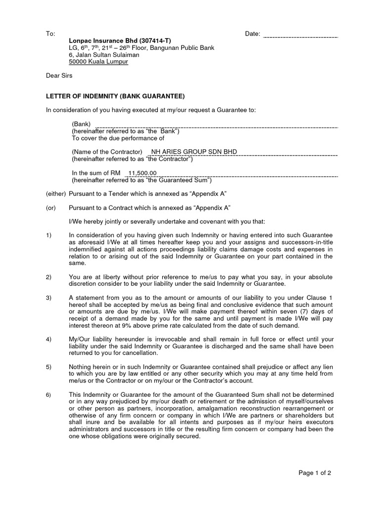 letter-of-indemnity-for-bank-guarantee-download-free-pdf-guarantee