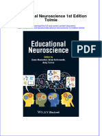 (Download PDF) Educational Neuroscience 1St Edition Tolmie Online Ebook All Chapter PDF