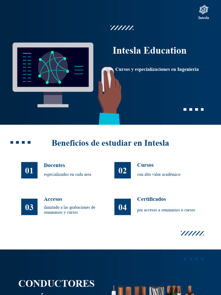 Cursos de Conductores Eléctricos en Intesla | PDF | Conductor electrico ...