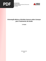 APOSTILAS - Orientacao Basica Sobre Licencas para Tratamento de Saude
