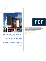 Proposal Rumah Kost Roby