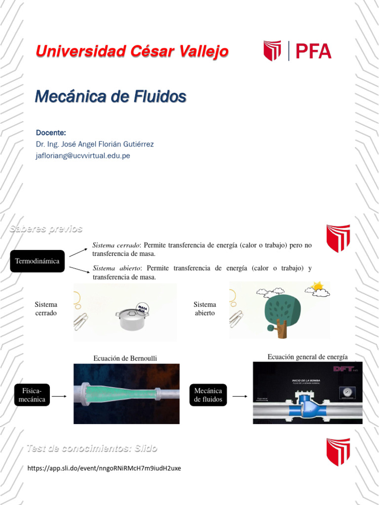 Mecánica de Fluidos: Conceptos Clave | PDF | Vapor | Evaporación