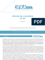 Informe Gestión Milei (CIFRA)