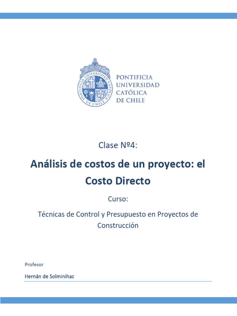 Análisis de Costos Directos en Proyectos | PDF | Salario | Presupuesto