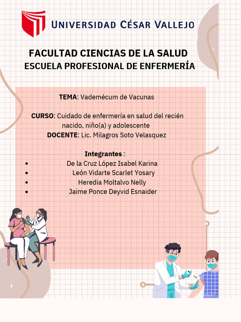 Vademécum De Vacunas Para Niños Y Adolescentes Pdf Vacunas Biología