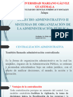 SISTEMAS DE ORGANIZACIÓN DE LA ADMINISTRACIÓN PÚBLICA (2)