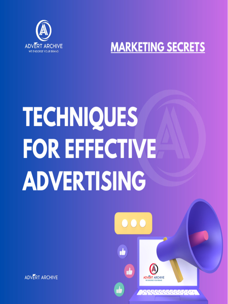 Effective Advertising - Advert Archive | PDF | Career & Growth