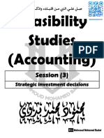 3- Feasibility Studies (Accounting)
