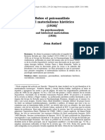 Audard, Jean - Sobre El Psicoanálisis y El Materialismo Histórico