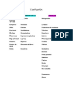 Clasificación