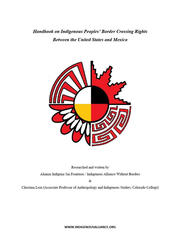 Indigenous Border Crossing Rights Handbook | PDF | Identity Document ...