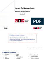 Semana 07 - Tratamiento de Datos de Excel