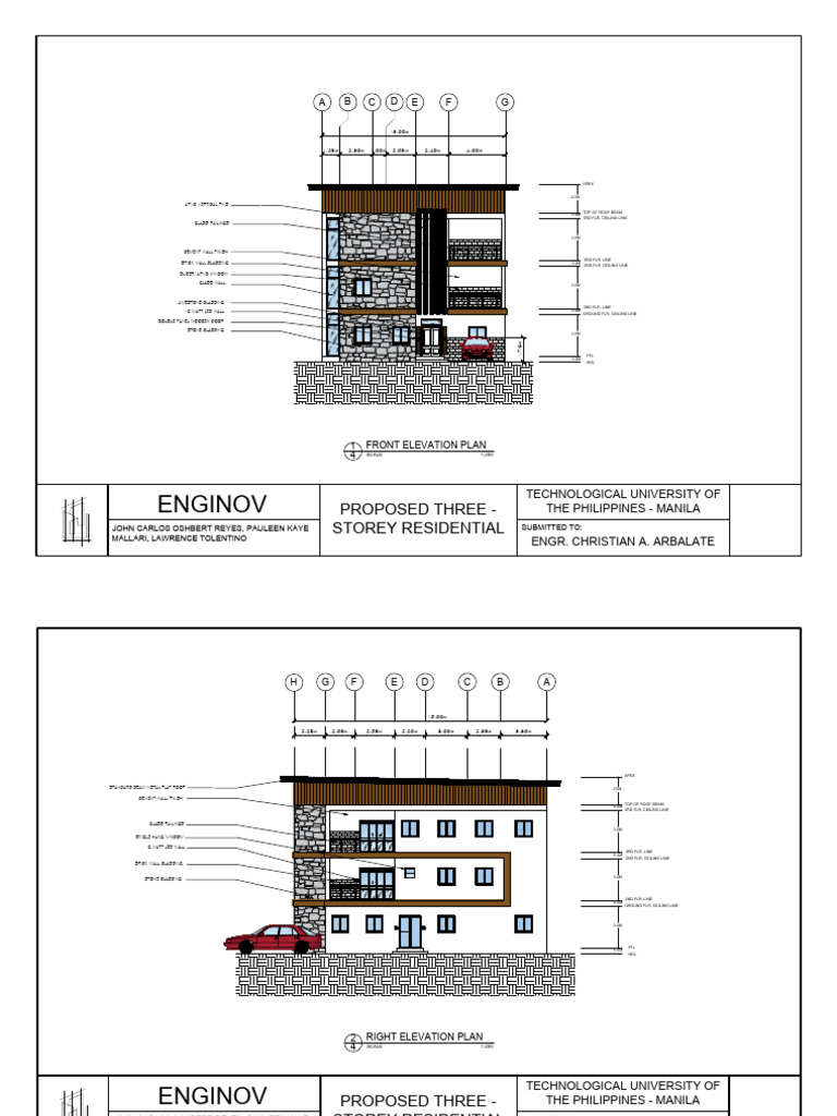 Elevation Sections Final | PDF | Wall | Local Government Areas Of ...