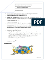 PDF Guia de Aprendizaje No 3 Manejar Valores e Ingresos Relacionados Con La Operacion Del Establecimiento - Compress