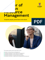 UNSW Master HR Management