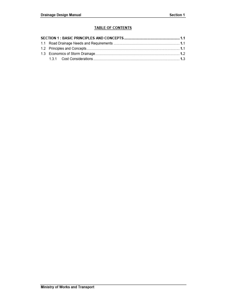 Road Drainage Design Principles Guide | PDF | Storm Drain | Stormwater