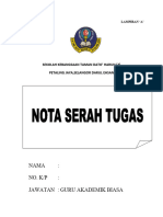 Nota Serah Tugas (Kosong)