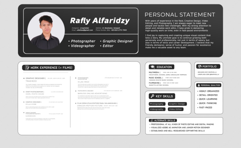 Raphiell's CV - MAIN - Compressed | PDF