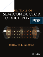 Essentials of Semiconductor Device Physics, 1e (2022)