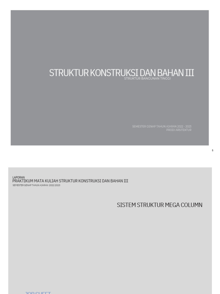Struktur Mega Kolom dalam Bangunan Tinggi | PDF