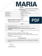 Runsheet - PT Pulau Rempah Indonesia