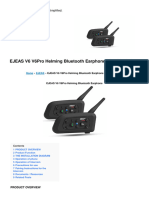 v6 V6pro Helming Bluetooth Earphone Manual