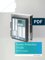 7SC80 - Feeder Protection 