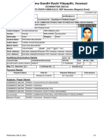 EXAMINATION 2023-24: Exam Form # Verification #