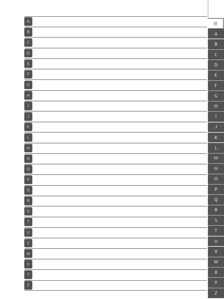 Alphabetical az tabs hyperlinked remarkable planner digital vertical pdf