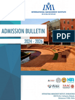 Admission Bulletin 2024