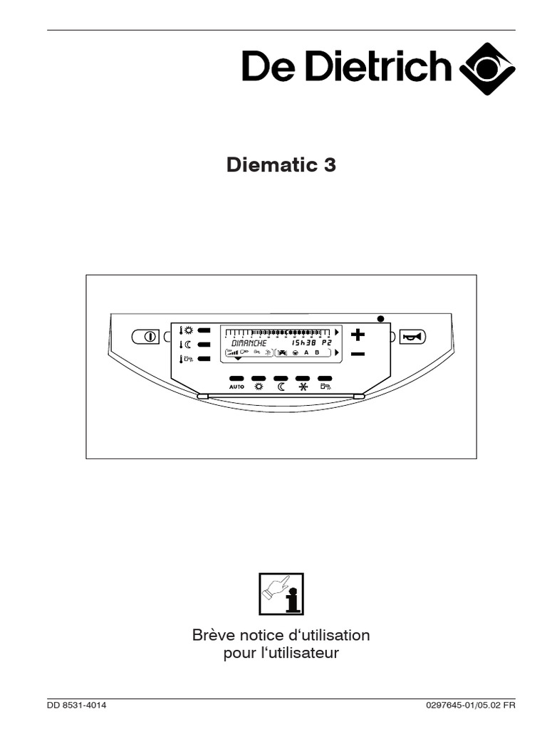 Notice d'utilisation Diematic 3 | PDF | Robinet (plomberie)