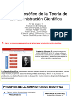 Análisis Filosófico de La Teoría de La Administración Científica