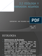 ICTIOPATOLOGIA ECOLOGIA Y CONTAMINACION  ACUATICA