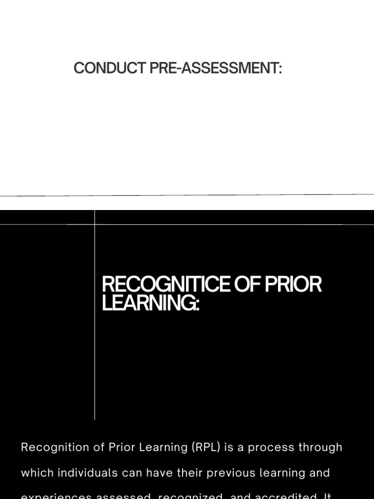Understanding Recognition of Prior Learning | PDF | Learning | Cognition
