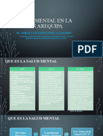 Salud Mental en La Region Arequipa