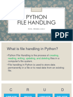 Iv - File Handling