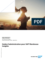 Guide D'administration Pour SAP Warehouse Insights